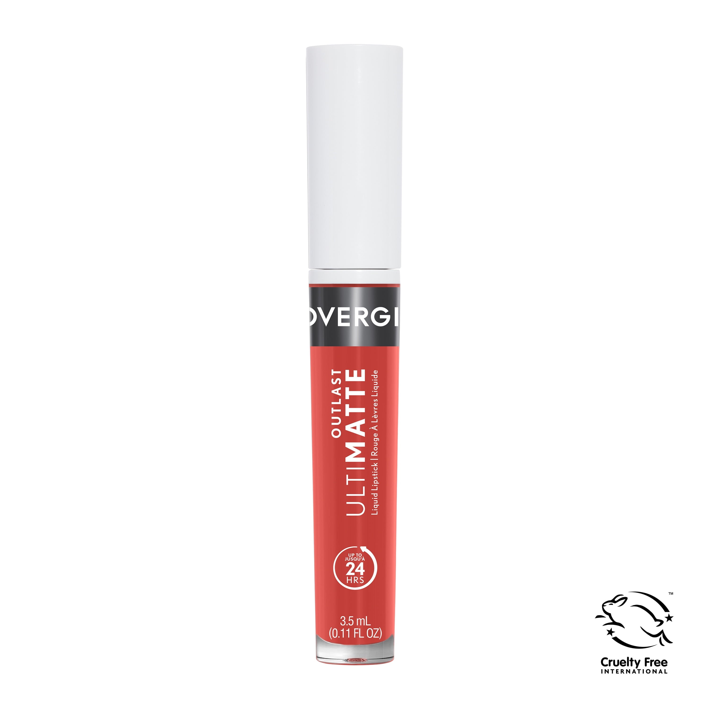 COVERGIRL Outlast UltiMatte One Step Liquid Lip Color, Bella Bellini, 0.12 oz, Lipstick, Lip Gloss, Matte Lipstick, Transfer Resistant, Moisturizing, Vegan