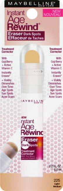 Maybelline New York Instant Age Rewind Eraser Dark Spot Concealer, 225 Light/Medium, 0.2 Fl. Oz.