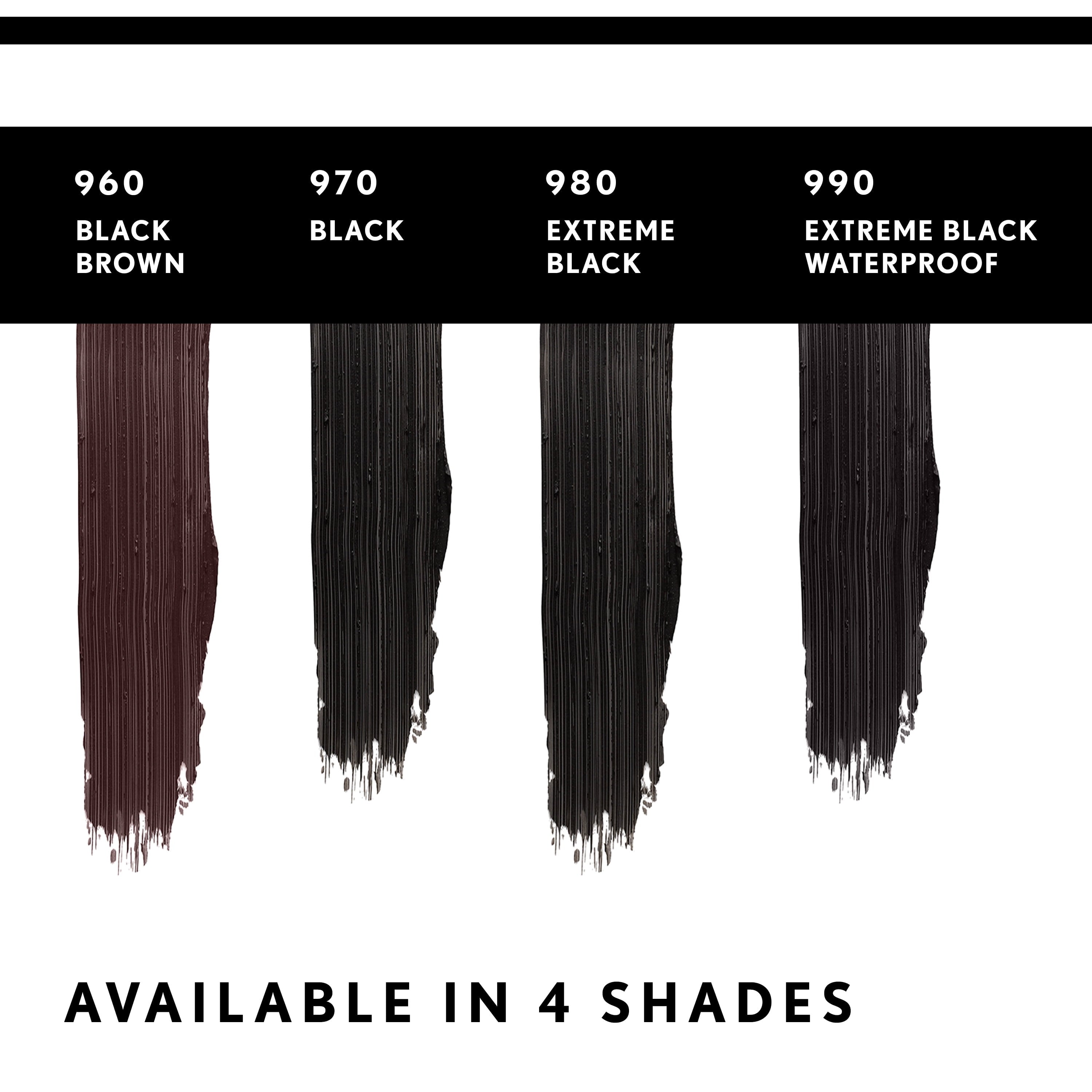 COVERGIRL Exhibitionist Uncensored Mascara, 970 Black, 0.3 oz, Mascara, Black Mascara, Volume and Lengthening Mascara, No Flaking or Smudging, Just One Coat, Cruelty-Free