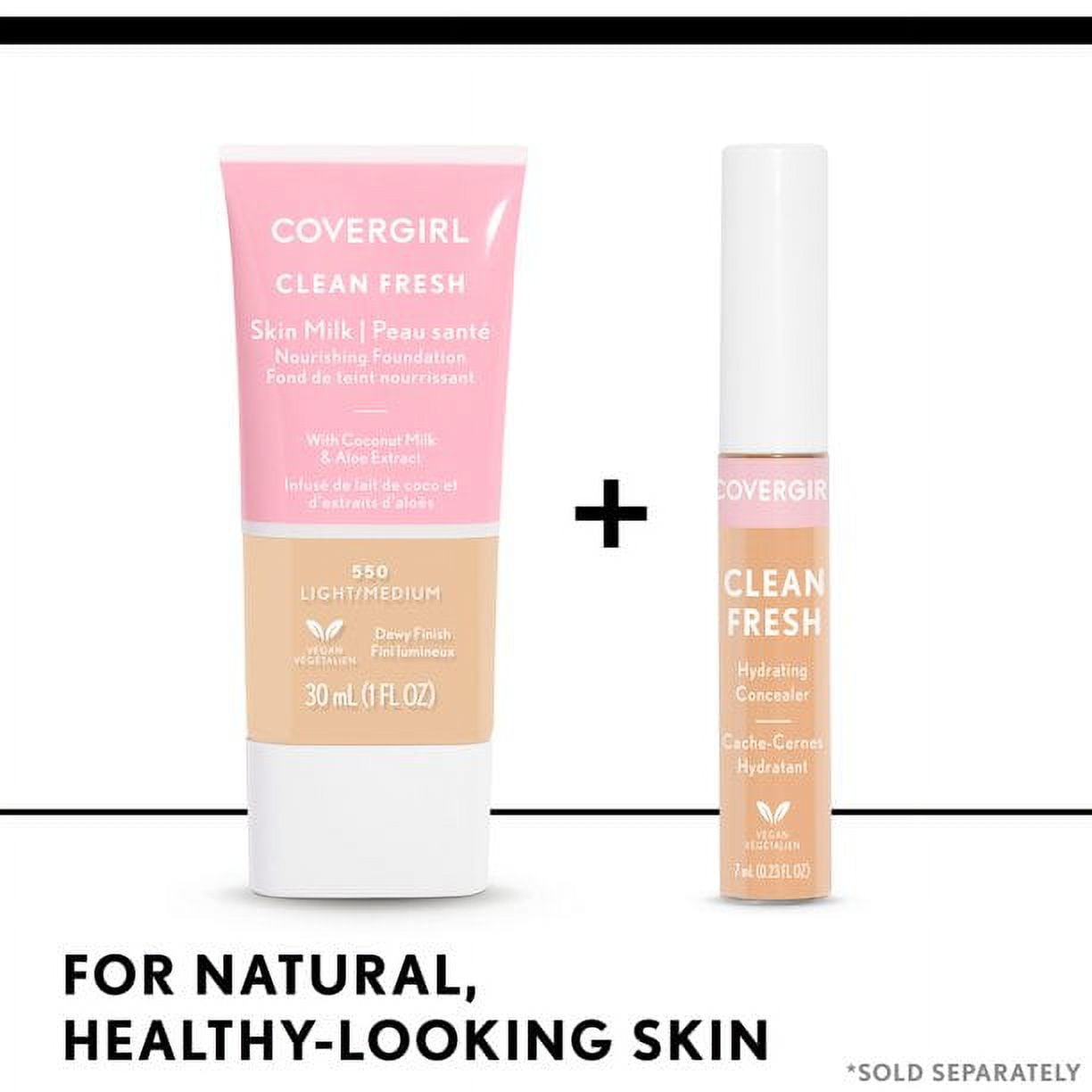 COVERGIRL Clean Fresh Hydrating Concealer, Deep, 0.23 oz