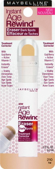 Maybelline New York Instant Age Rewind Eraser Dark Spot Concealer, 210 Fair, 0.2 Fl. Oz.
