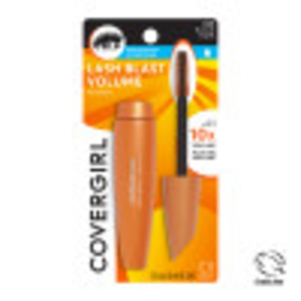 COVERGIRL Lash Blast Volume Waterproof Mascara, Very Black, Boosting, 0.16 fl oz, Mascara, Black Mascara