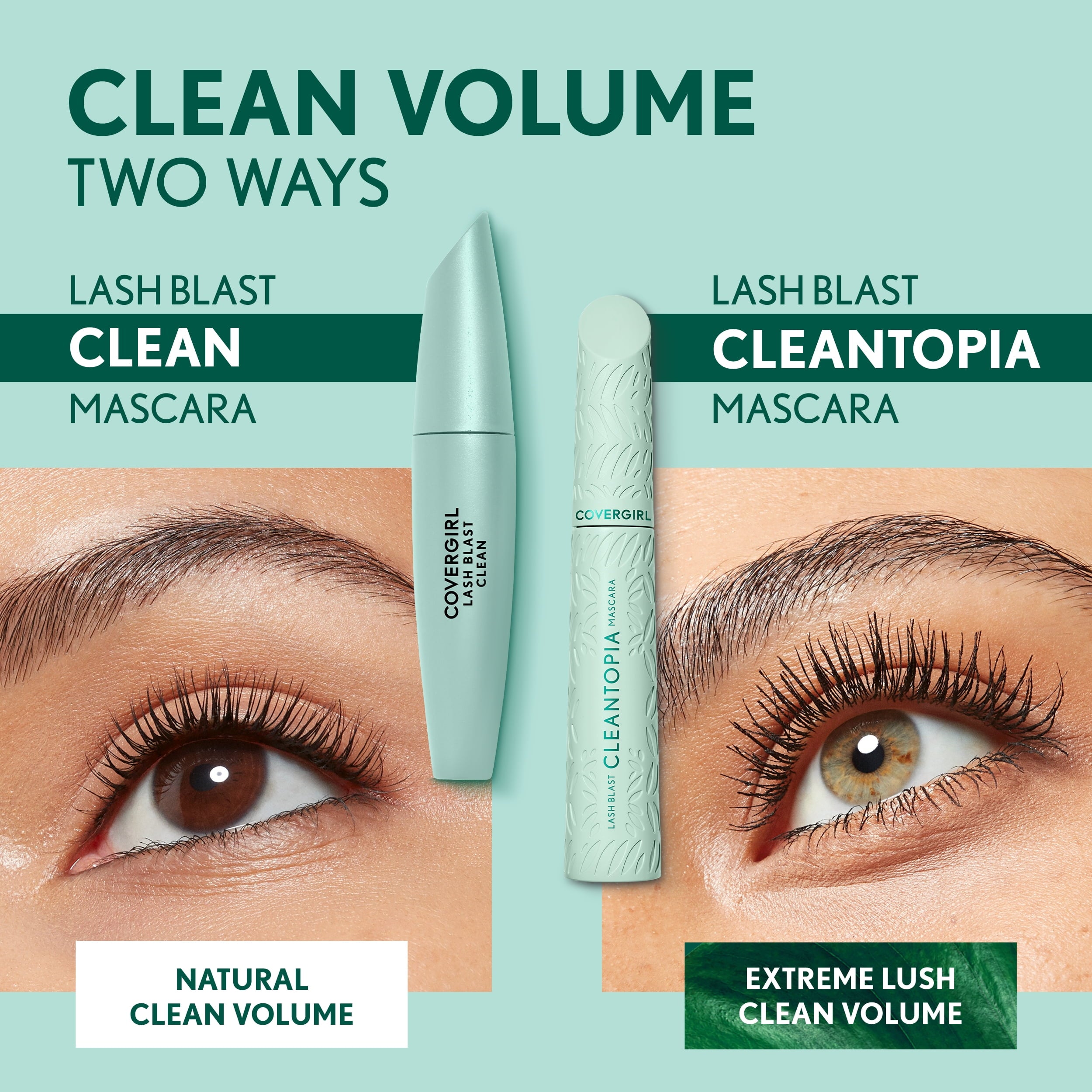 COVERGIRL Lash Blast Cleantopia Mascara, 805 Black, 0.32 fl oz