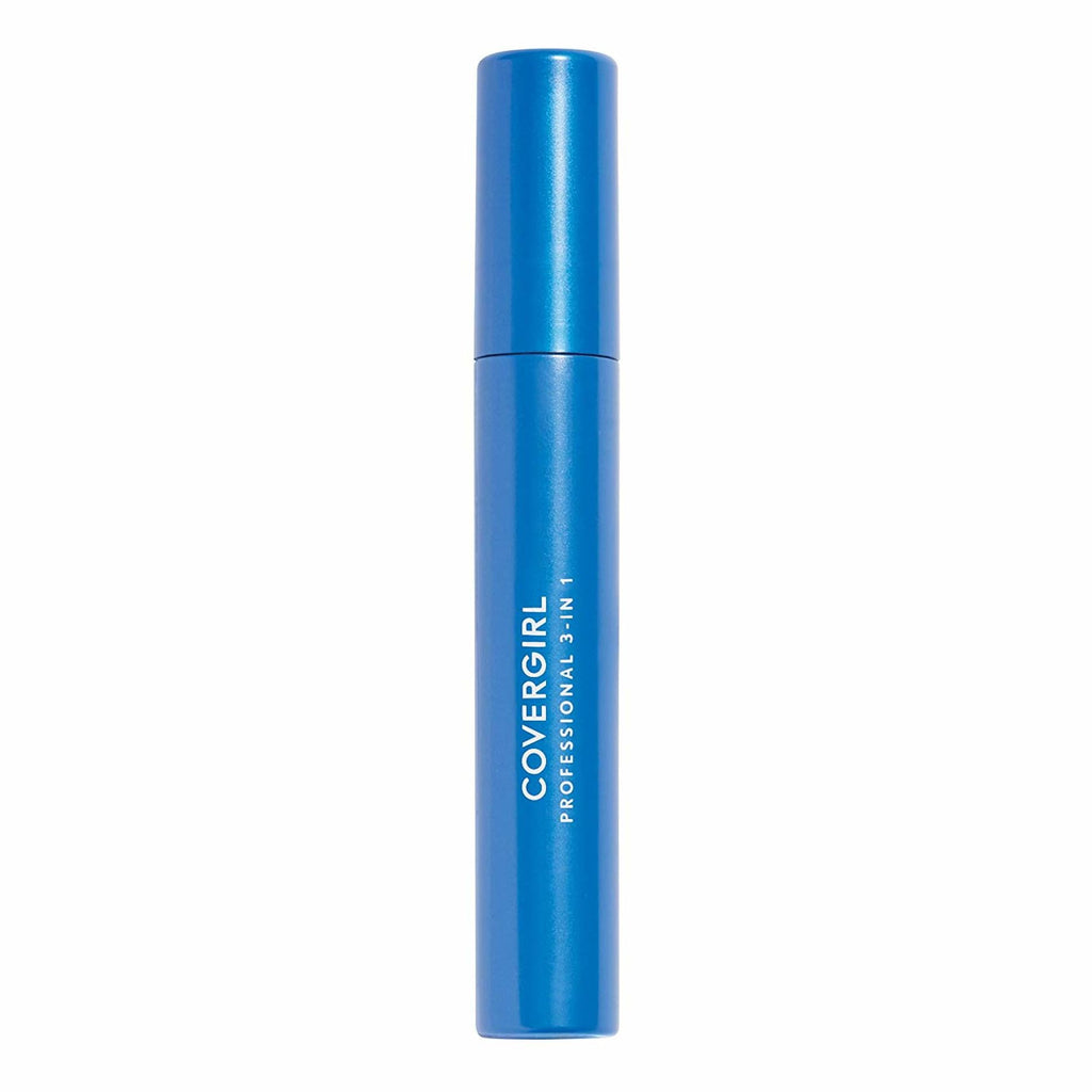 COVERGIRL Professional 3-in-1 Straight Brush Waterproof Mascara, 225 Very Black, 0.3 oz