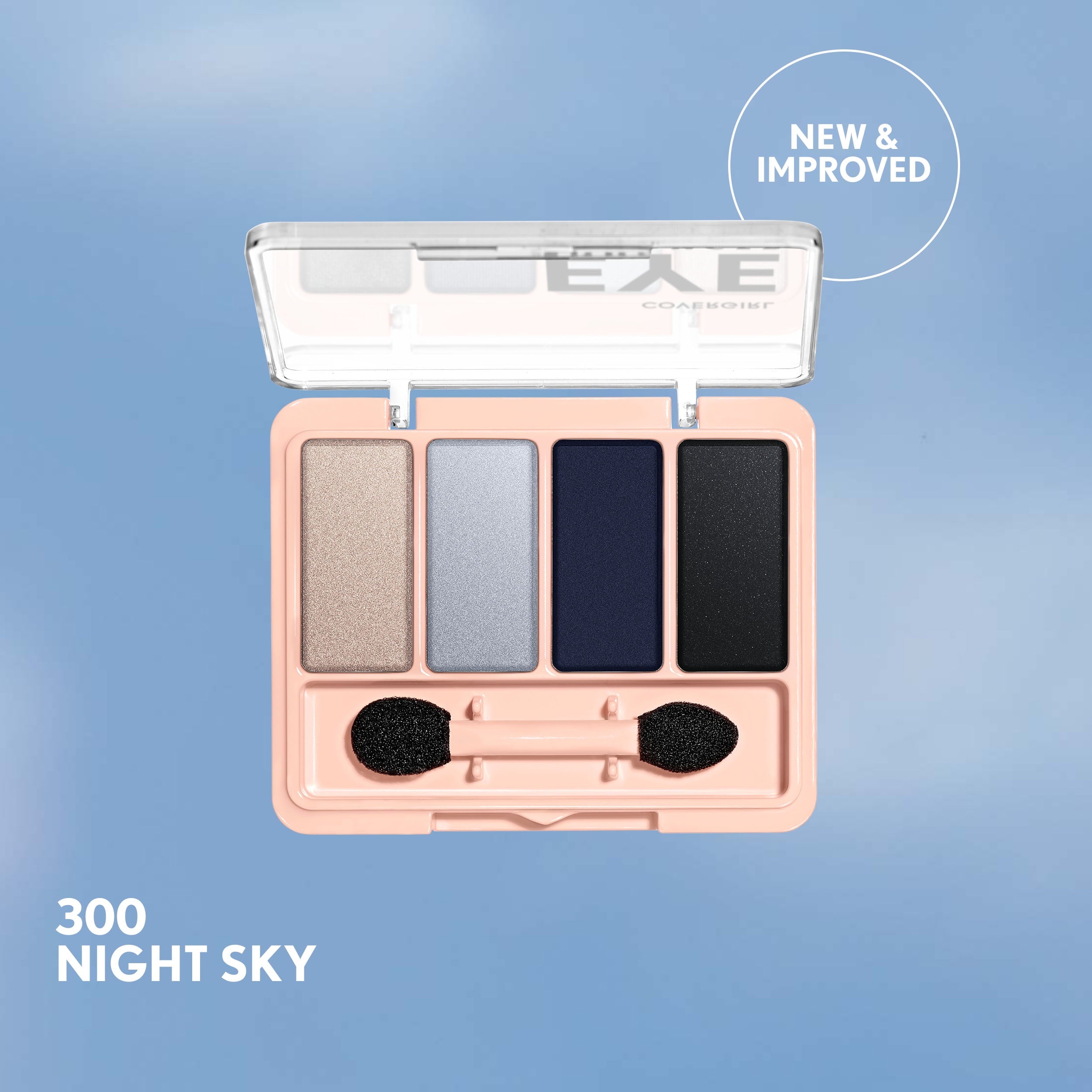 COVERGIRL Eye Enhancer 4-Kit Eyeshadow, 300 Night Sky, 0.19 oz