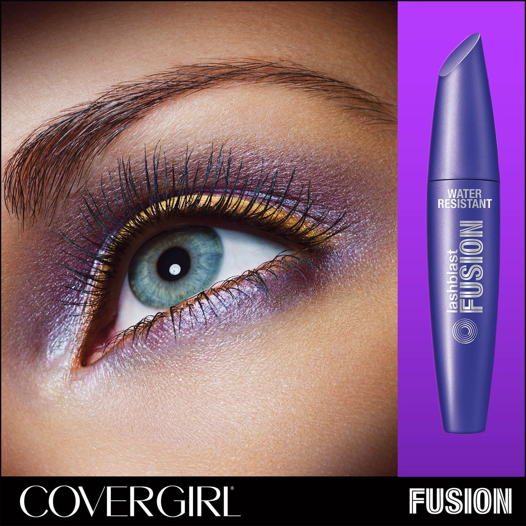 COVERGIRL Lash Blast Fusion Waterproof Mascara, 895 Black Brown, 0.44 oz, Volume Mascara