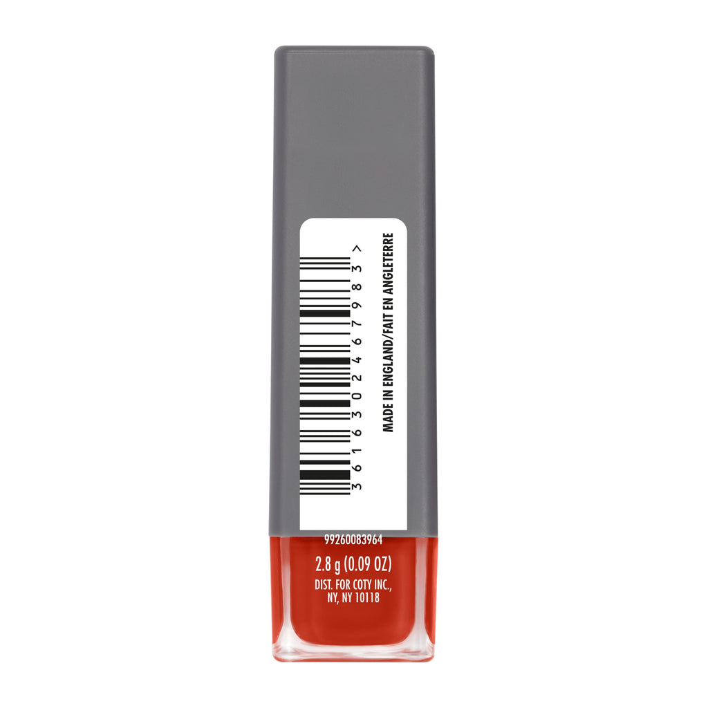 COVERGIRL Exhibitionist Ultra-Matte Lipstick, 675 All Abuzz, 0.09 oz, Transfer-Proof, Lipstick, Matte Lipstick, Long Lasting Lipstick, No Cracking or Flaking, Increases Lip Moisture