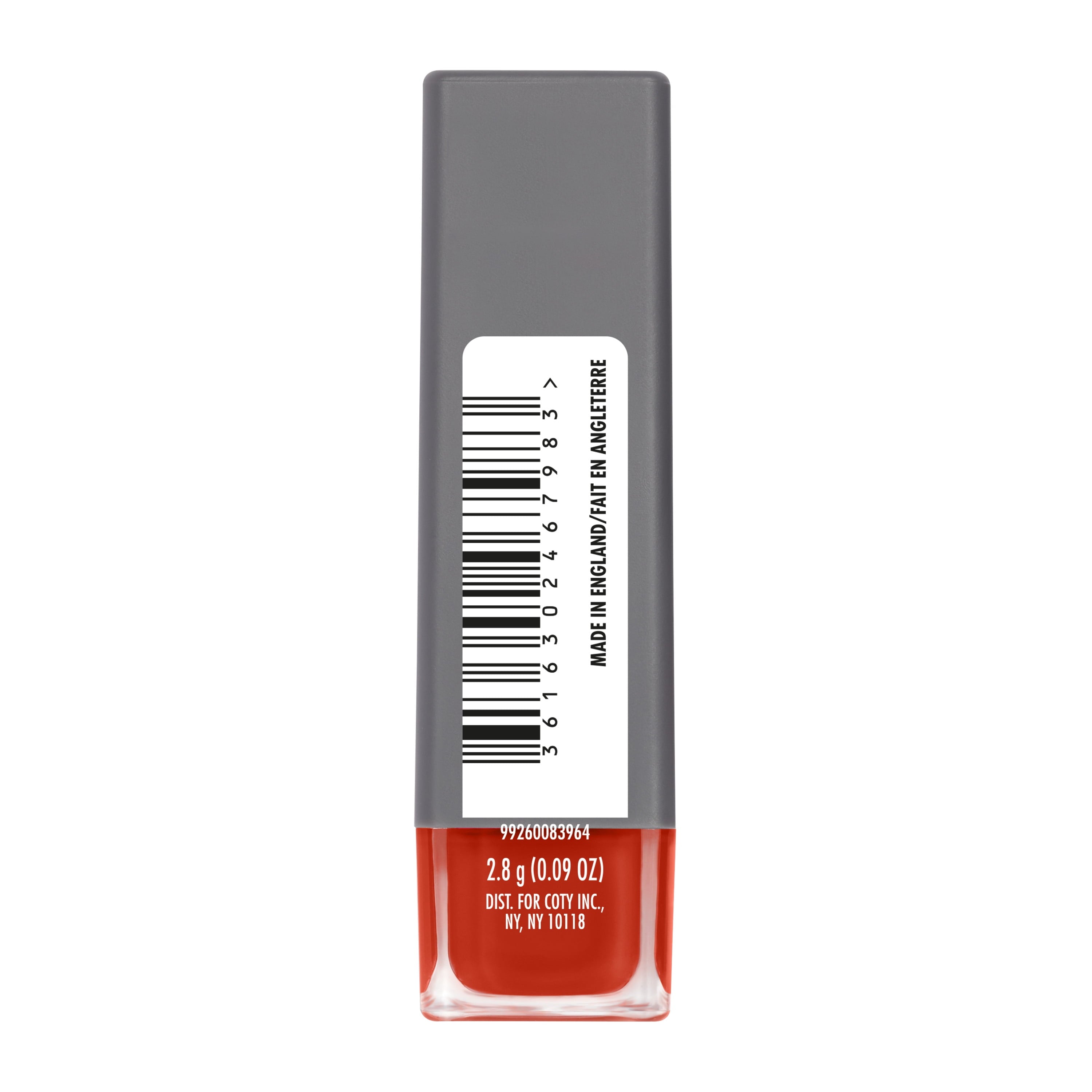 COVERGIRL Exhibitionist Ultra-Matte Lipstick, 675 All Abuzz, 0.09 oz, Transfer-Proof, Lipstick, Matte Lipstick, Long Lasting Lipstick, No Cracking or Flaking, Increases Lip Moisture