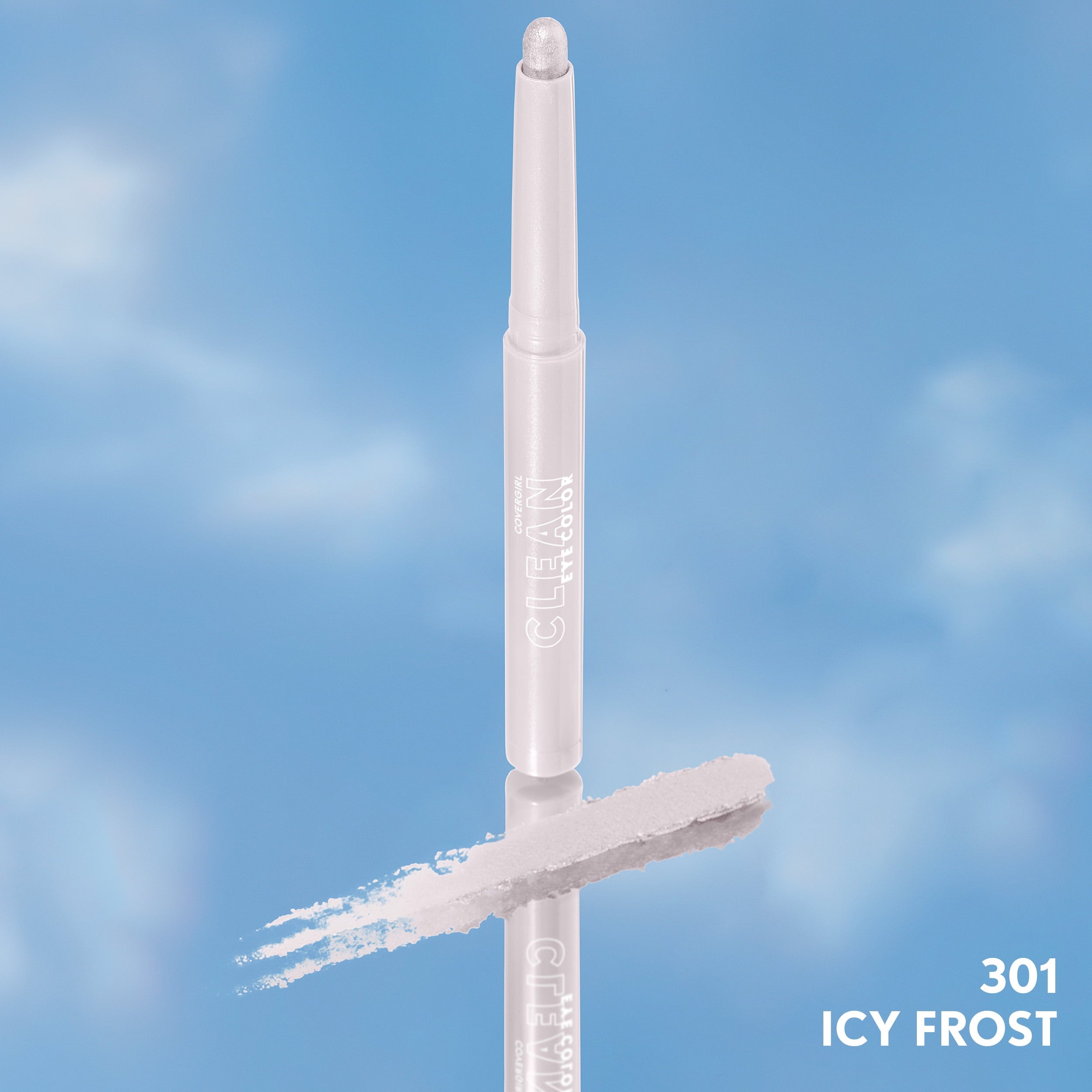 COVERGIRL Clean Eye Color Sticks, 301 Icy Frost, 0.05 oz