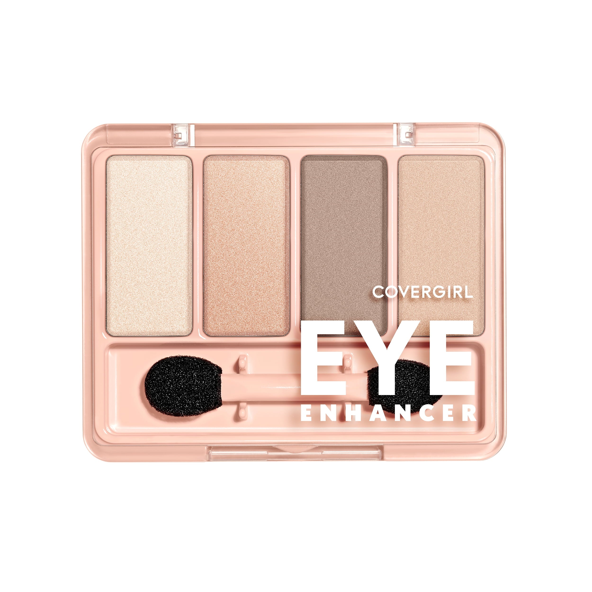 (2 pack) COVERGIRL Eye Enhancers 4-Kit Eyeshadow, 280 Natural Nudes, 0.19 oz