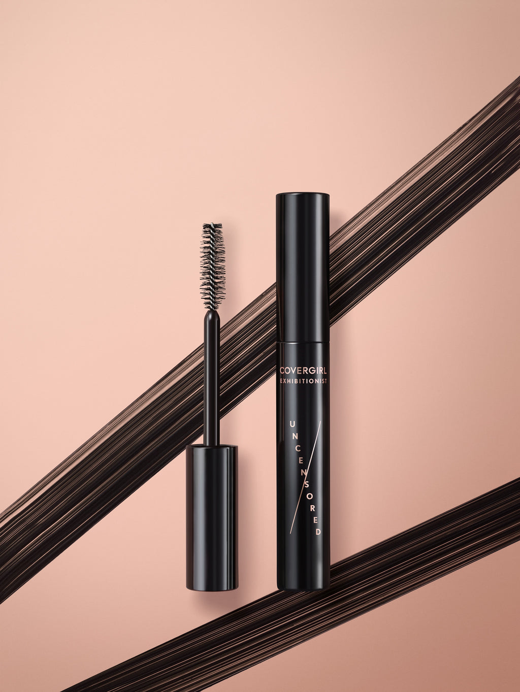 COVERGIRL Exhibitionist Uncensored Mascara, 960 Black Brown, 0.3 oz, Mascara, Black Mascara, Volume and Lengthening Mascara, No Flaking or Smudging, Just One Coat, Cruelty-Free
