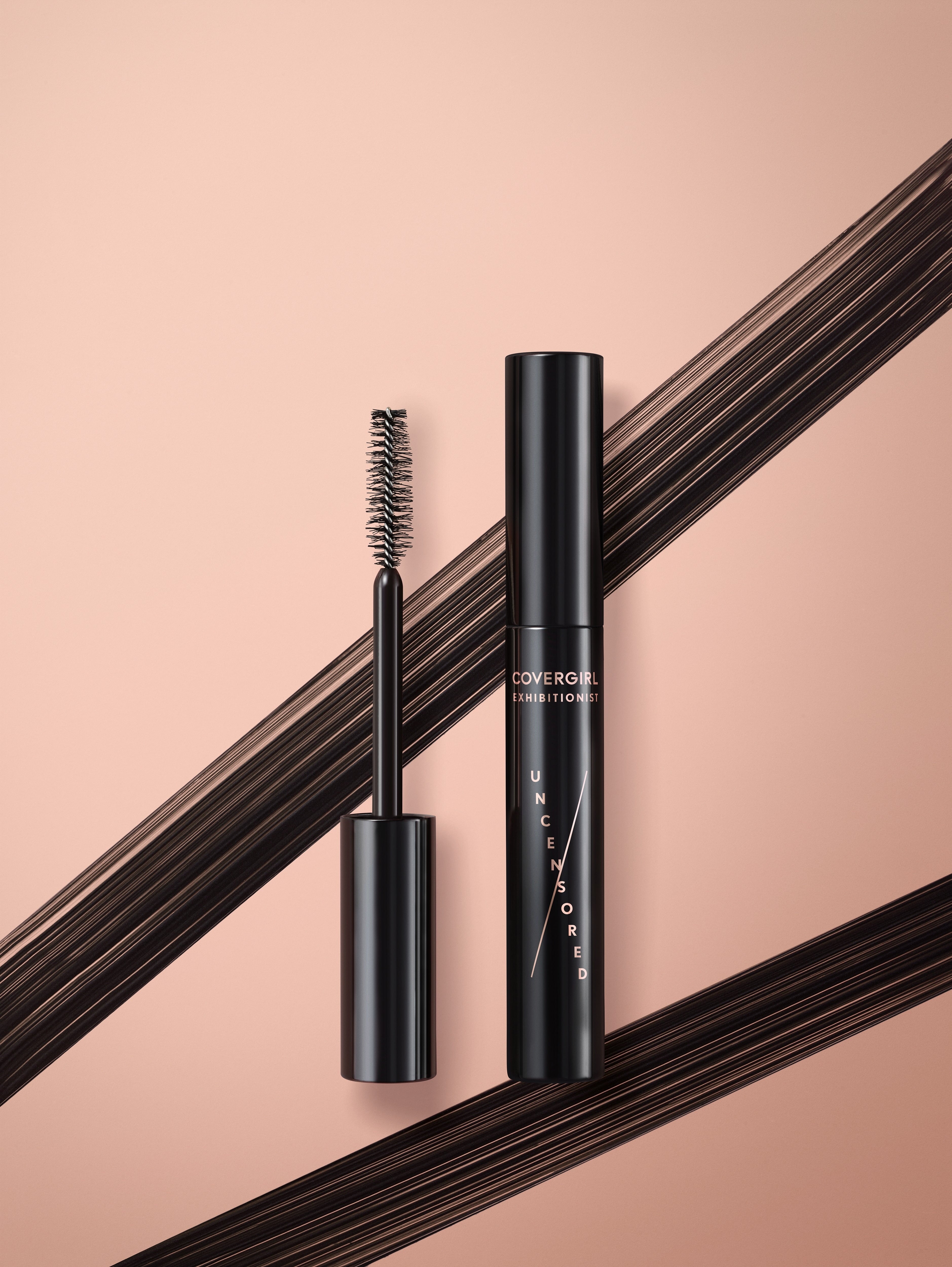 COVERGIRL Exhibitionist Uncensored Mascara, 960 Black Brown, 0.3 oz, Mascara, Black Mascara, Volume and Lengthening Mascara, No Flaking or Smudging, Just One Coat, Cruelty-Free