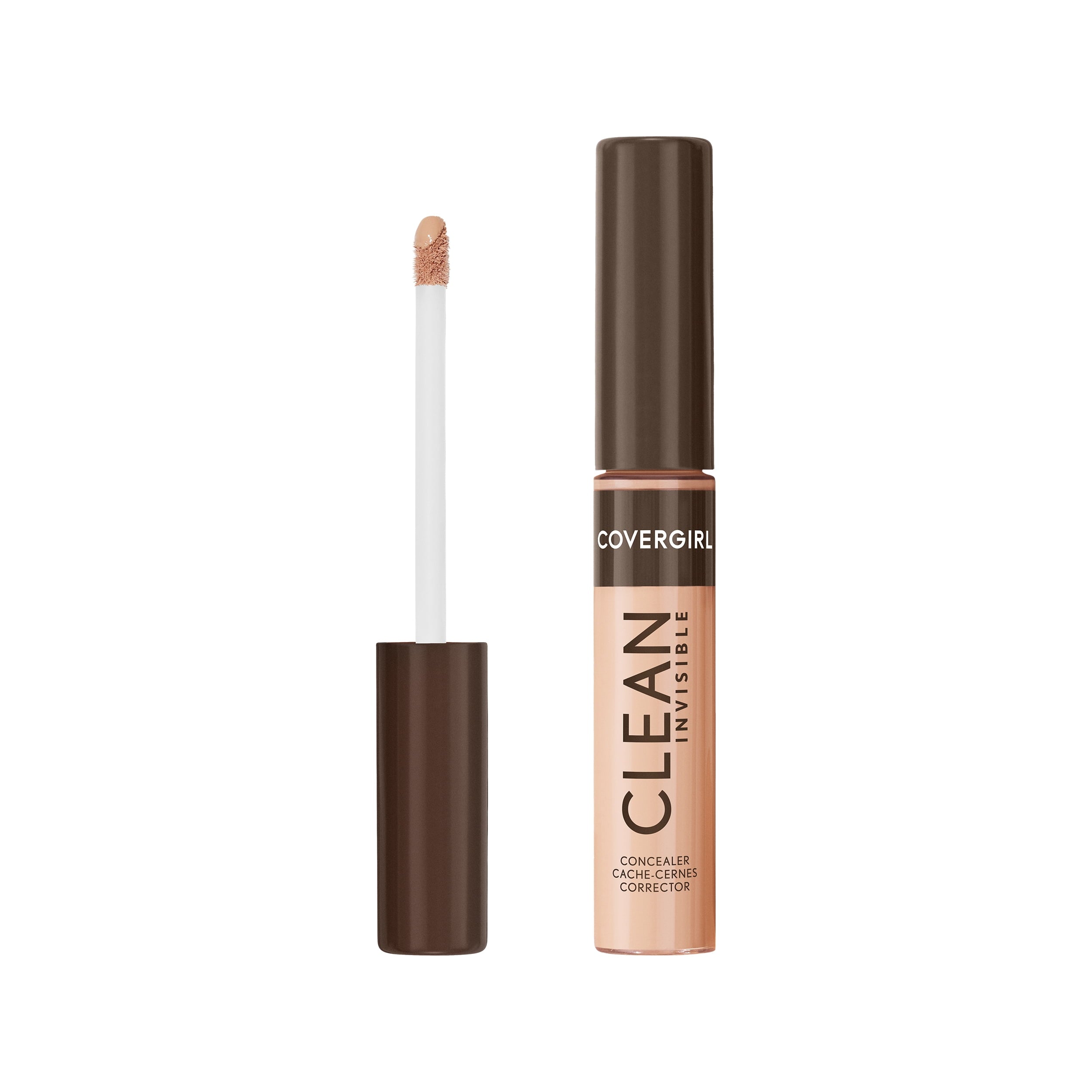 COVERGIRL Clean Invisible Liquid Concealer, 109 Golden Ivory, 0.23 fl oz